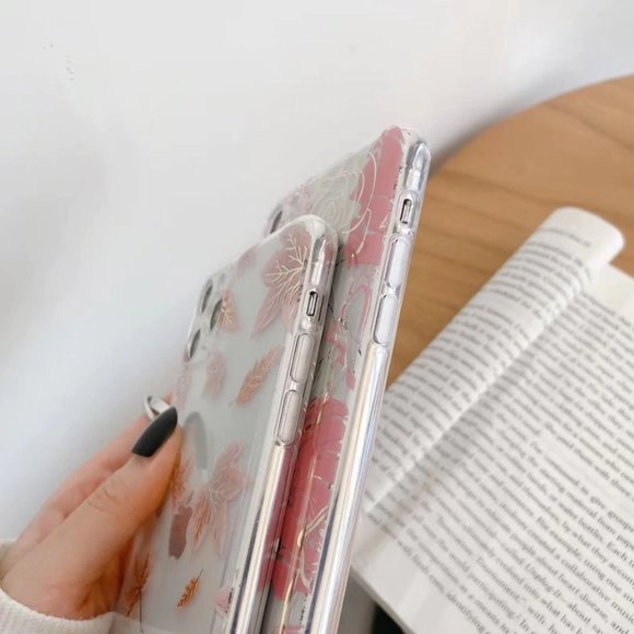 NEW iPhone 12/11/Pro/Max/XR Rose Leaves case - Picture 6 of 6